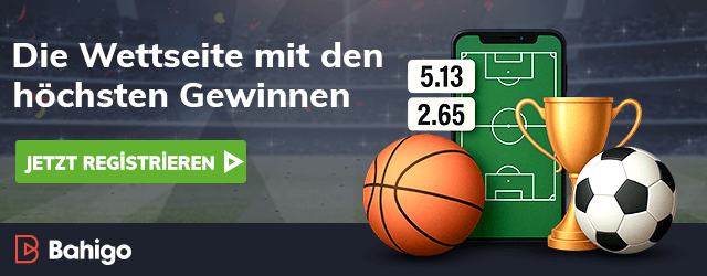 bahigo-wette Beste Sport Willkommensbonus mit Sportpokal und aktuellen Quoten